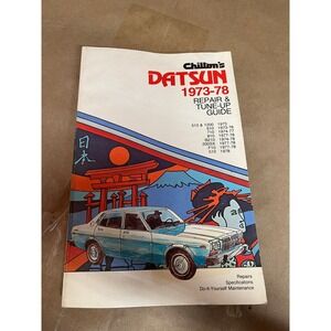 Chilton's Datsun 1973-1978 Repair Tune Up Guide Manual 510 610 710 810 200SX F10